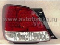 Toyota Aristo, Lexus GS3 (97-04) фонари задние красно-хромированные светодиодные.