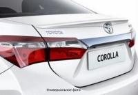 Toyota Corolla (13–) Спойлер крышки багажника. Цвет: 1G3 (пепельно-серый металлик).