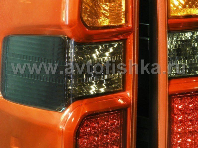 Nissan Patrol GR II Y61 (2004-2010) фонари задние светодиодные красно-тонированные, комплект 2 шт.